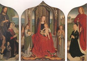 Gerard David The Virgin and child between angel musicians (mk05) France oil painting art